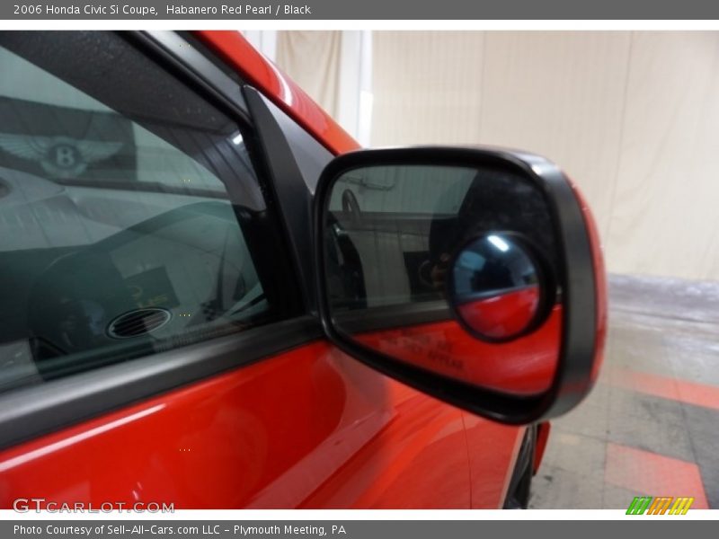 Habanero Red Pearl / Black 2006 Honda Civic Si Coupe