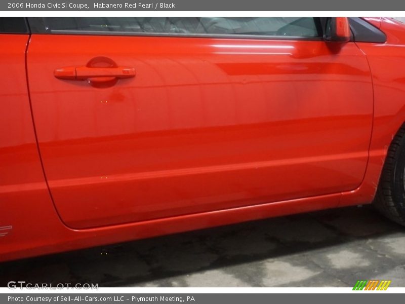 Habanero Red Pearl / Black 2006 Honda Civic Si Coupe
