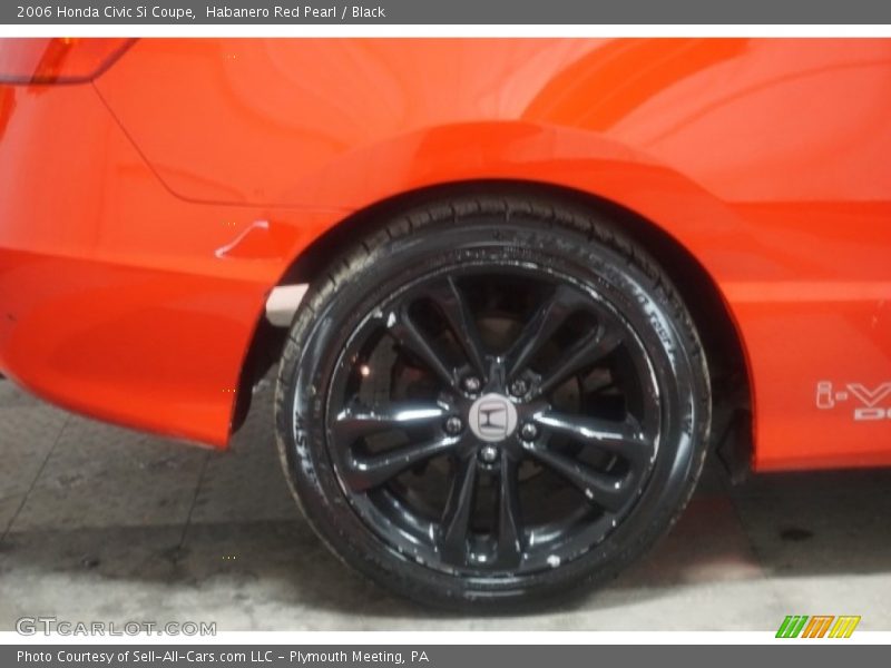 Habanero Red Pearl / Black 2006 Honda Civic Si Coupe