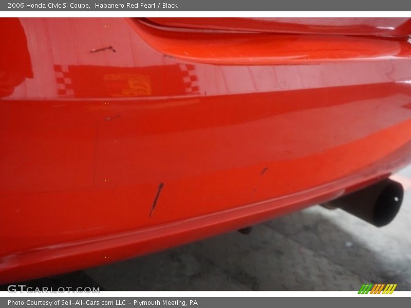 Habanero Red Pearl / Black 2006 Honda Civic Si Coupe