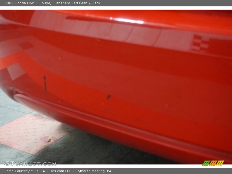 Habanero Red Pearl / Black 2006 Honda Civic Si Coupe