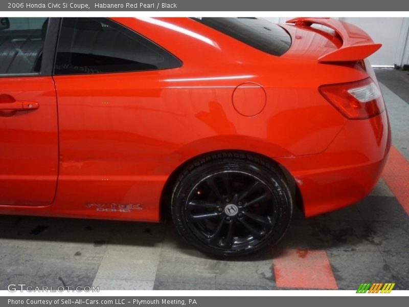 Habanero Red Pearl / Black 2006 Honda Civic Si Coupe