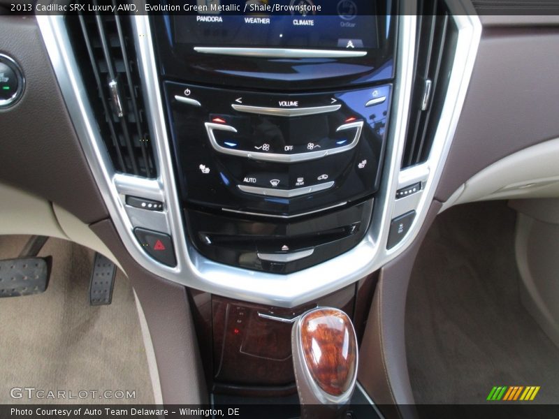 Evolution Green Metallic / Shale/Brownstone 2013 Cadillac SRX Luxury AWD