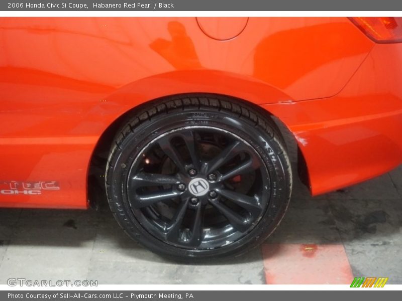 Habanero Red Pearl / Black 2006 Honda Civic Si Coupe