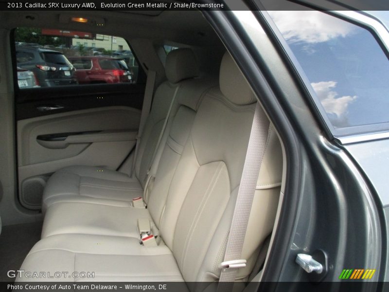 Evolution Green Metallic / Shale/Brownstone 2013 Cadillac SRX Luxury AWD