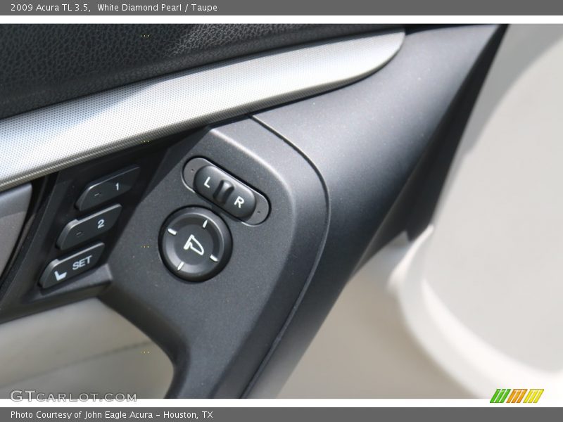White Diamond Pearl / Taupe 2009 Acura TL 3.5