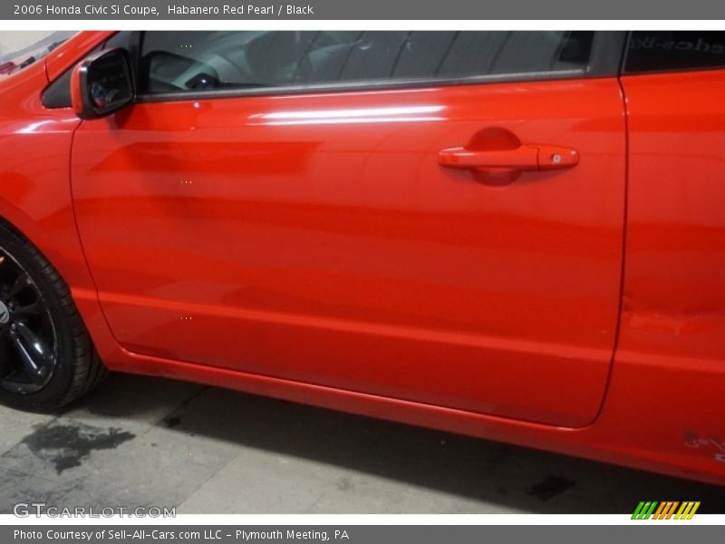 Habanero Red Pearl / Black 2006 Honda Civic Si Coupe