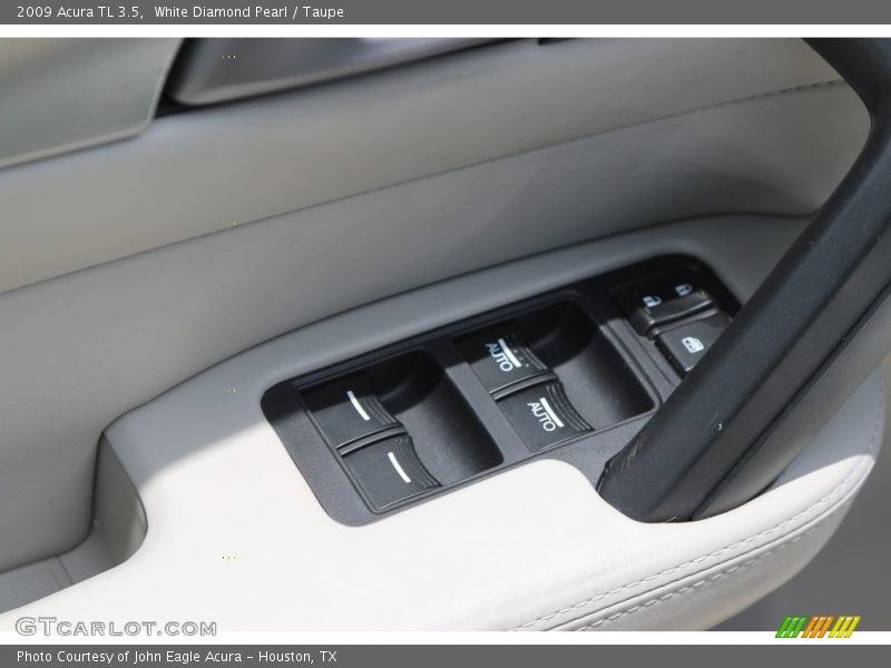 White Diamond Pearl / Taupe 2009 Acura TL 3.5