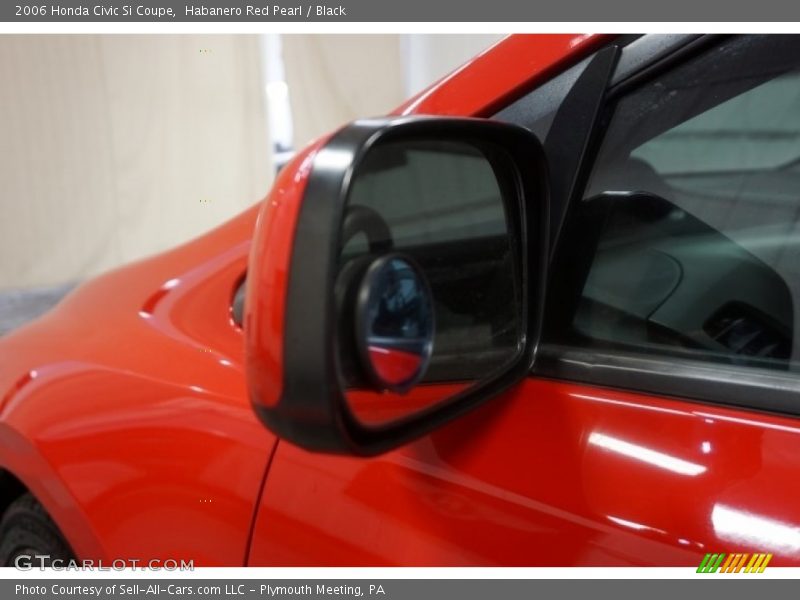 Habanero Red Pearl / Black 2006 Honda Civic Si Coupe