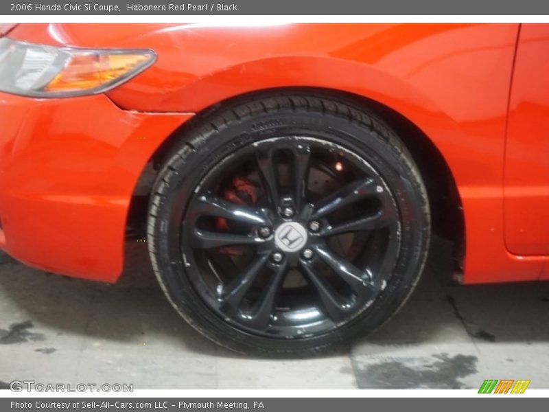 Habanero Red Pearl / Black 2006 Honda Civic Si Coupe