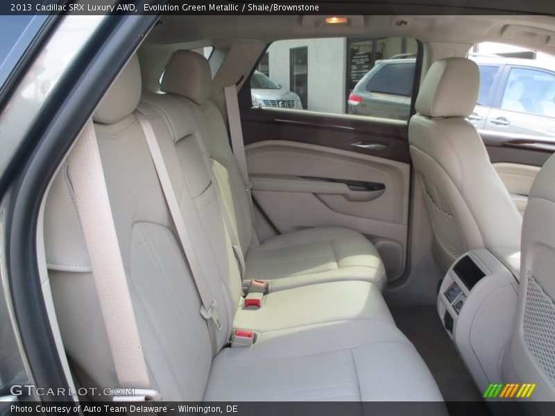 Evolution Green Metallic / Shale/Brownstone 2013 Cadillac SRX Luxury AWD