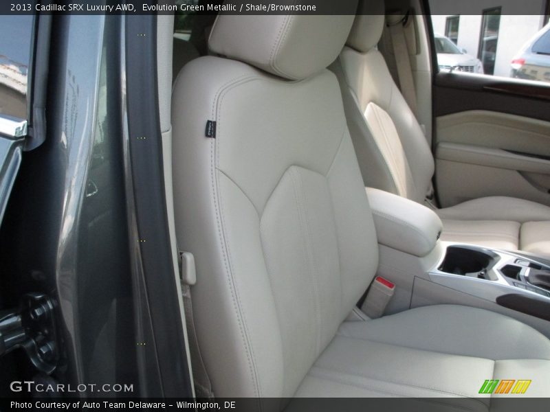 Evolution Green Metallic / Shale/Brownstone 2013 Cadillac SRX Luxury AWD