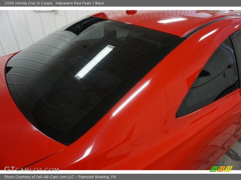 Habanero Red Pearl / Black 2006 Honda Civic Si Coupe