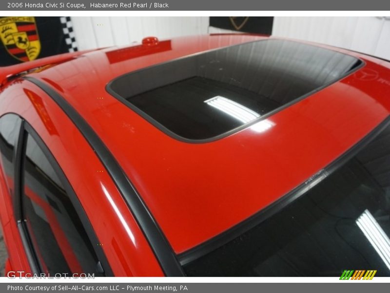 Habanero Red Pearl / Black 2006 Honda Civic Si Coupe
