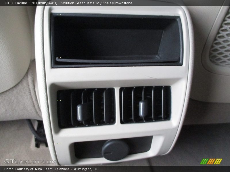 Evolution Green Metallic / Shale/Brownstone 2013 Cadillac SRX Luxury AWD