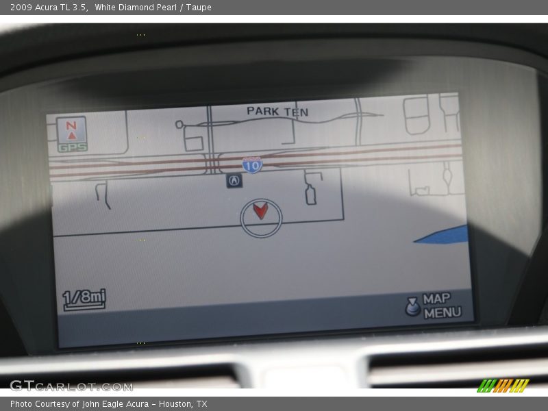 White Diamond Pearl / Taupe 2009 Acura TL 3.5