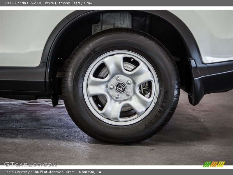 White Diamond Pearl / Gray 2013 Honda CR-V LX