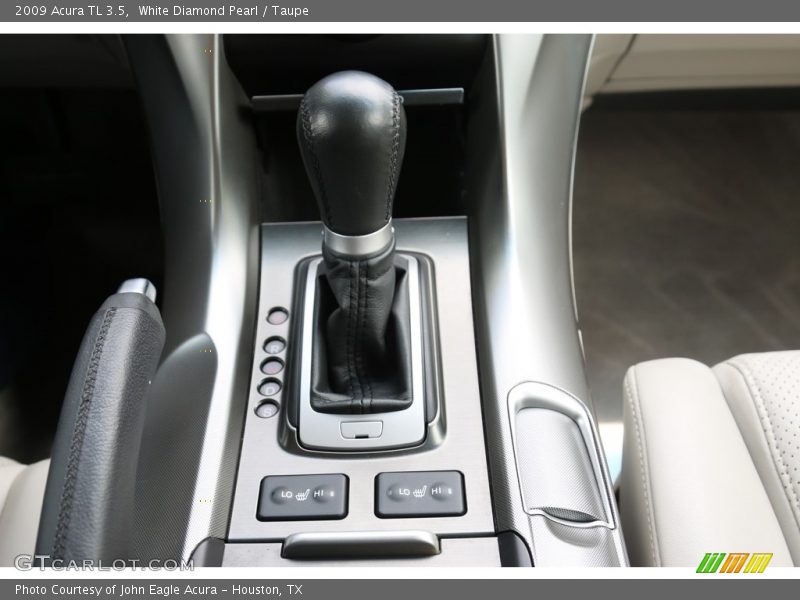 White Diamond Pearl / Taupe 2009 Acura TL 3.5