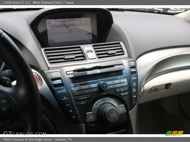 White Diamond Pearl / Taupe 2009 Acura TL 3.5