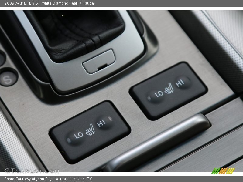 White Diamond Pearl / Taupe 2009 Acura TL 3.5