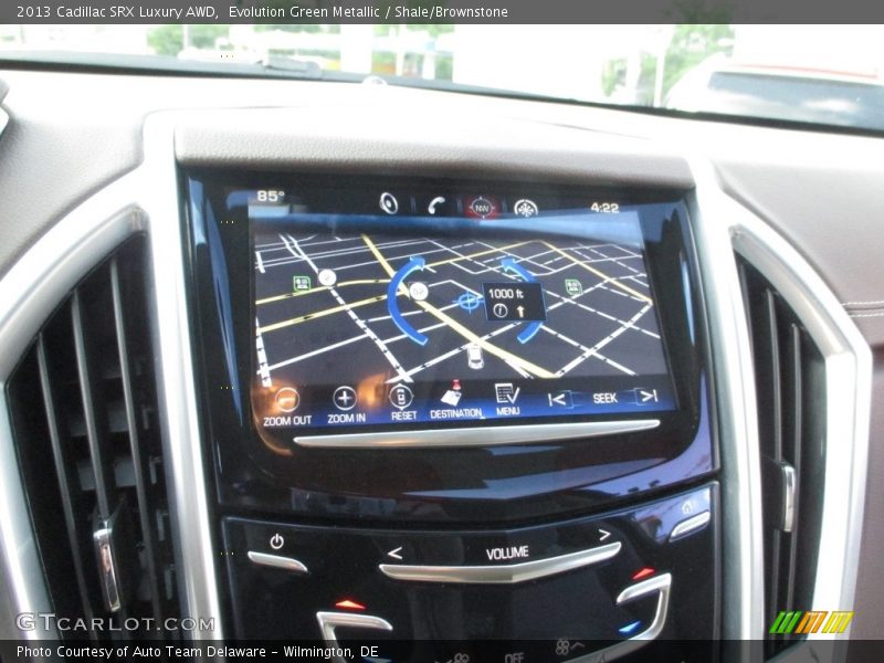 Evolution Green Metallic / Shale/Brownstone 2013 Cadillac SRX Luxury AWD
