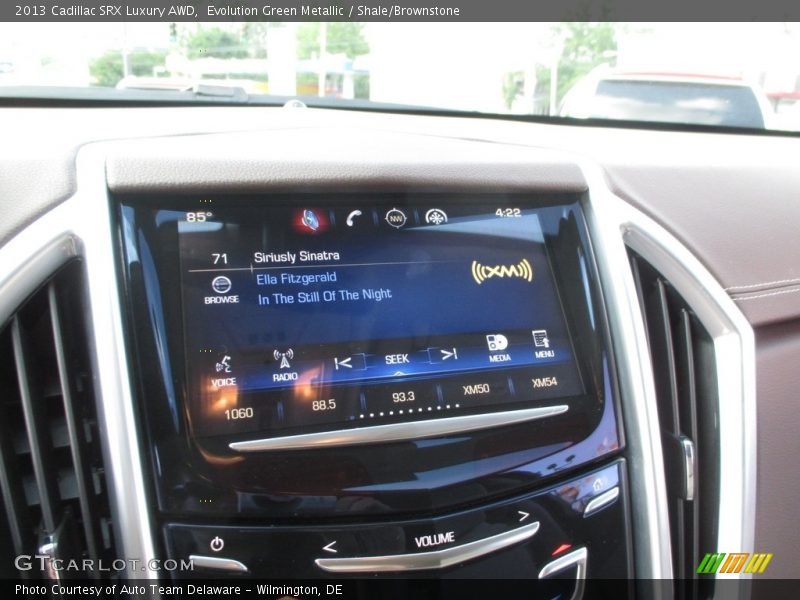 Evolution Green Metallic / Shale/Brownstone 2013 Cadillac SRX Luxury AWD