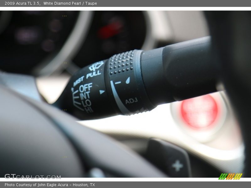 White Diamond Pearl / Taupe 2009 Acura TL 3.5
