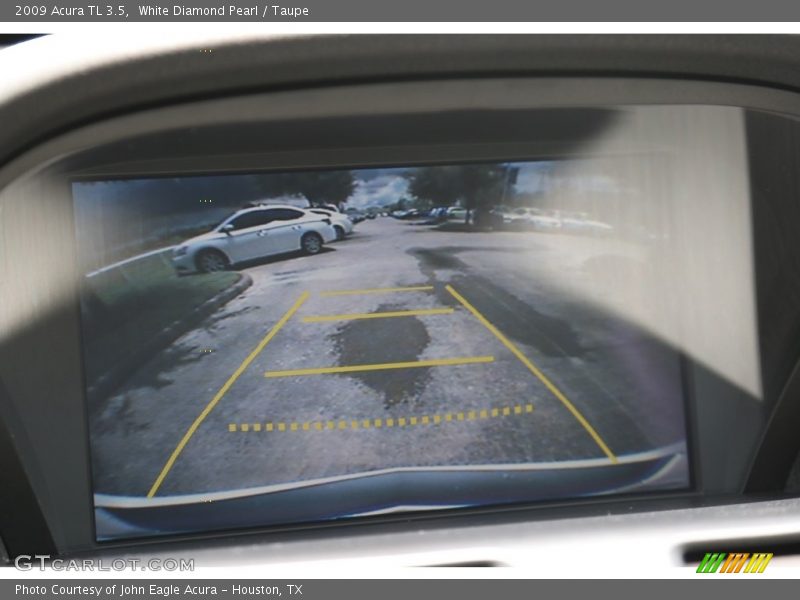 White Diamond Pearl / Taupe 2009 Acura TL 3.5
