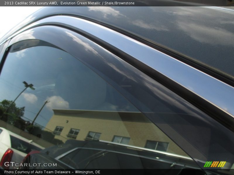 Evolution Green Metallic / Shale/Brownstone 2013 Cadillac SRX Luxury AWD