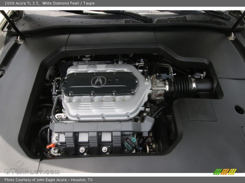 White Diamond Pearl / Taupe 2009 Acura TL 3.5