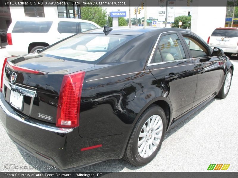 Black Raven / Cashmere/Cocoa 2011 Cadillac CTS 4 3.0 AWD Sedan