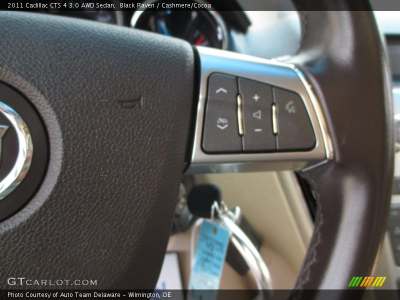 Black Raven / Cashmere/Cocoa 2011 Cadillac CTS 4 3.0 AWD Sedan
