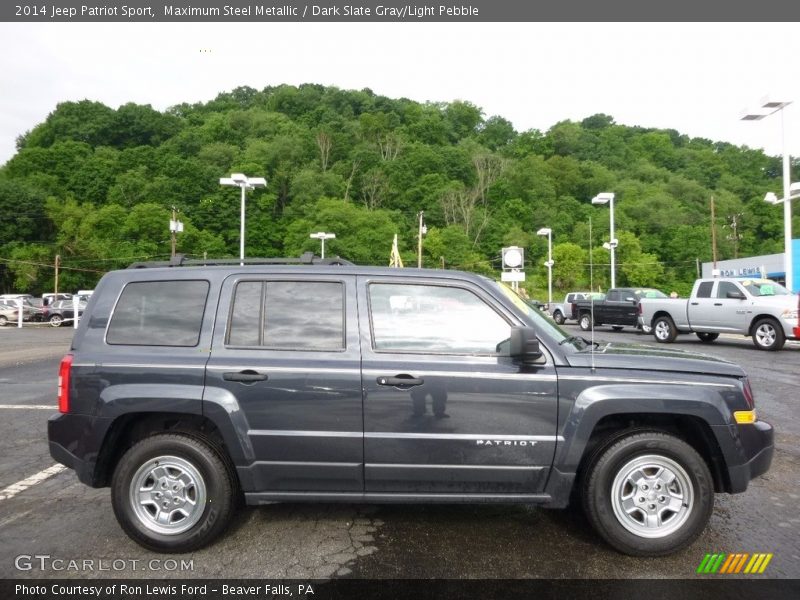 Maximum Steel Metallic / Dark Slate Gray/Light Pebble 2014 Jeep Patriot Sport
