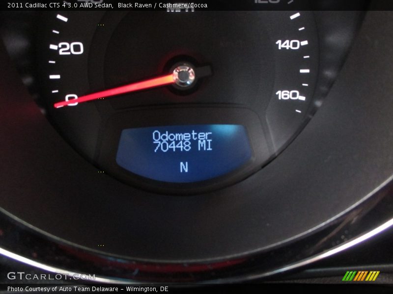 Black Raven / Cashmere/Cocoa 2011 Cadillac CTS 4 3.0 AWD Sedan