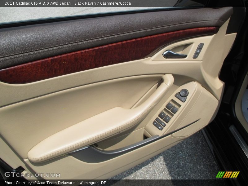 Black Raven / Cashmere/Cocoa 2011 Cadillac CTS 4 3.0 AWD Sedan