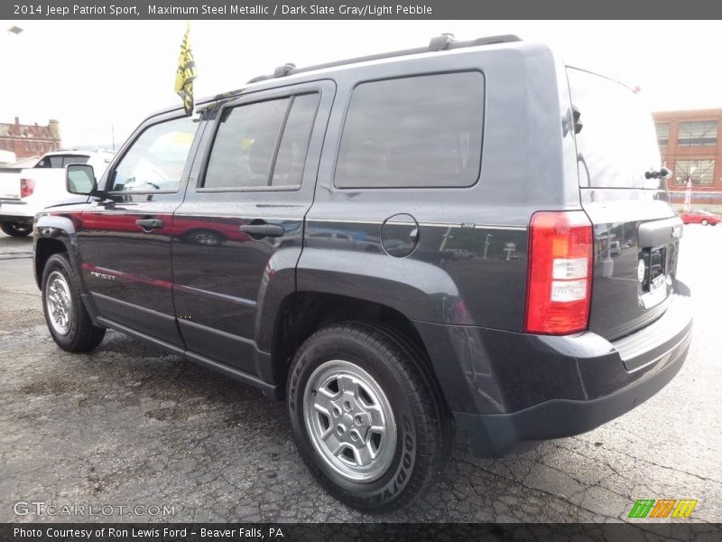 Maximum Steel Metallic / Dark Slate Gray/Light Pebble 2014 Jeep Patriot Sport