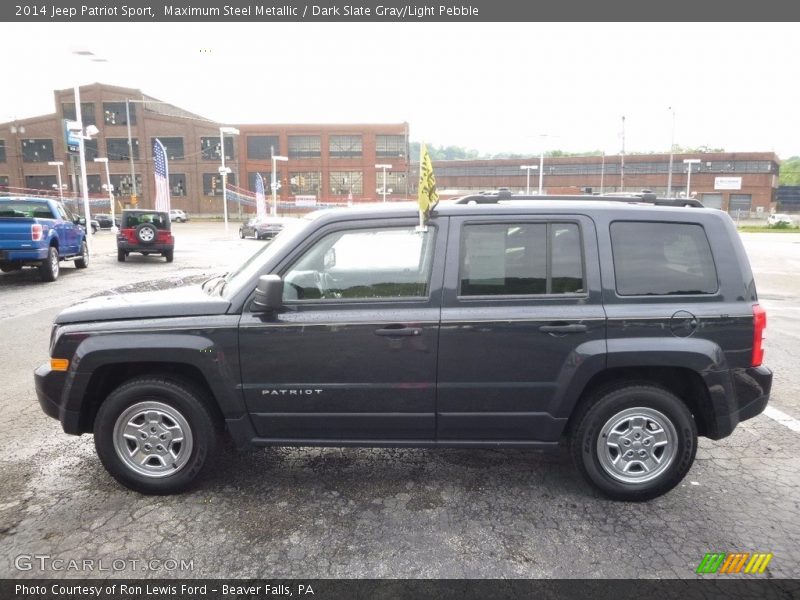 Maximum Steel Metallic / Dark Slate Gray/Light Pebble 2014 Jeep Patriot Sport