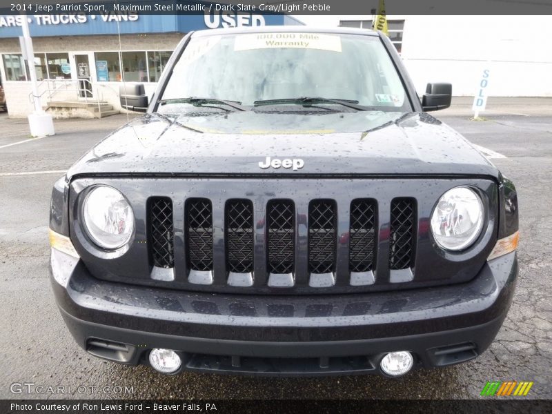 Maximum Steel Metallic / Dark Slate Gray/Light Pebble 2014 Jeep Patriot Sport