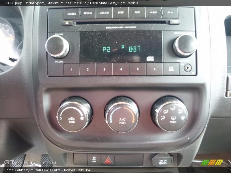 Maximum Steel Metallic / Dark Slate Gray/Light Pebble 2014 Jeep Patriot Sport