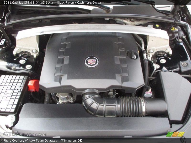Black Raven / Cashmere/Cocoa 2011 Cadillac CTS 4 3.0 AWD Sedan