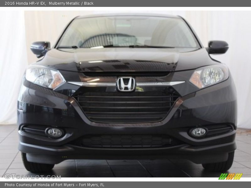 Mulberry Metallic / Black 2016 Honda HR-V EX