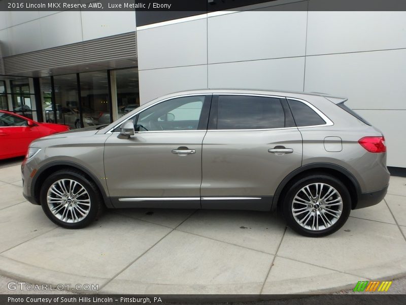 Luxe Metallic / Ebony 2016 Lincoln MKX Reserve AWD