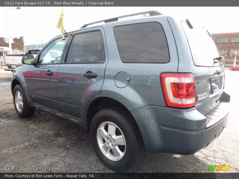 Steel Blue Metallic / Charcoal Black 2012 Ford Escape XLT V6