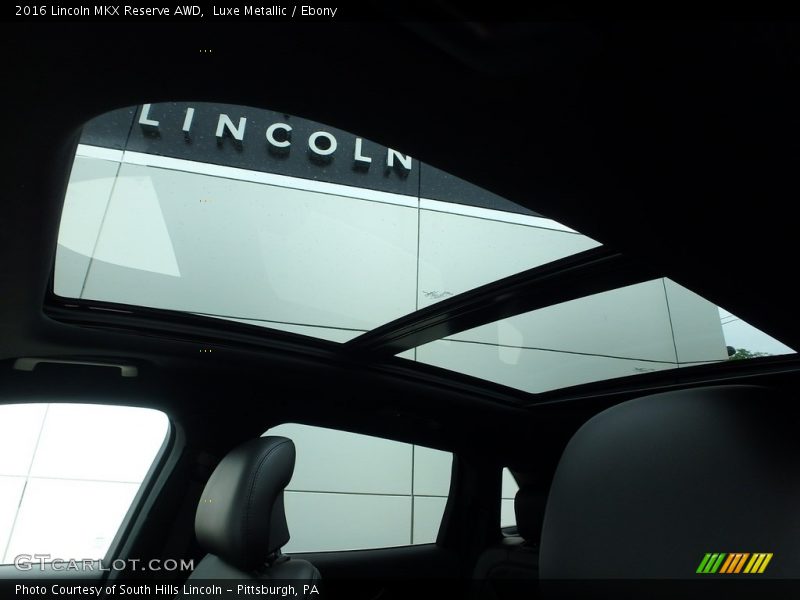 Luxe Metallic / Ebony 2016 Lincoln MKX Reserve AWD