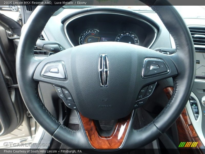 Luxe Metallic / Ebony 2016 Lincoln MKX Reserve AWD