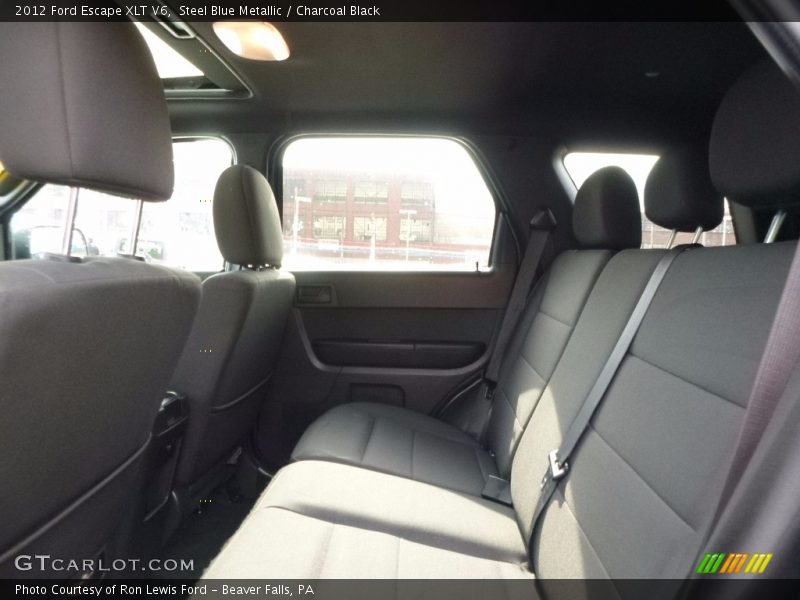 Steel Blue Metallic / Charcoal Black 2012 Ford Escape XLT V6