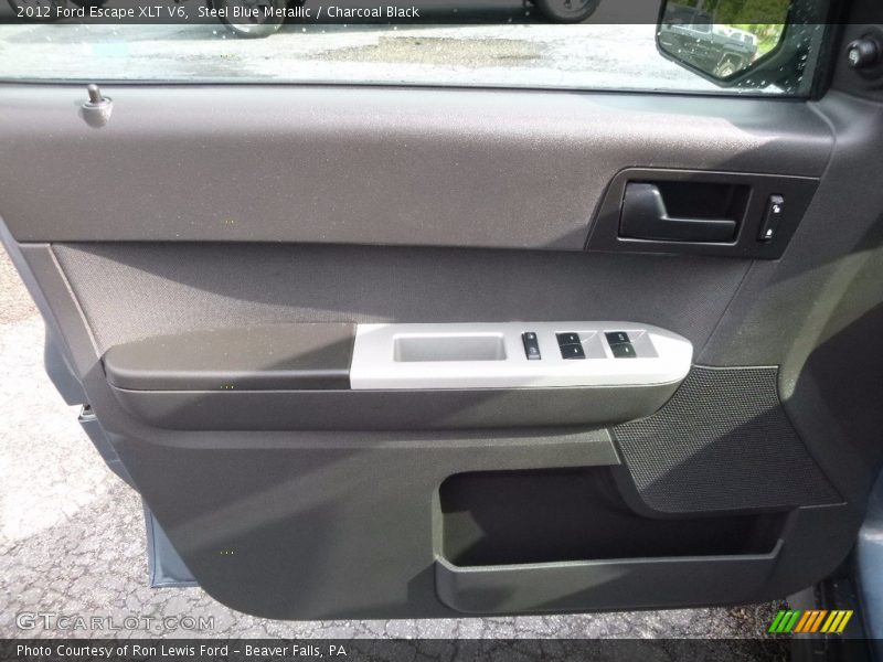 Steel Blue Metallic / Charcoal Black 2012 Ford Escape XLT V6