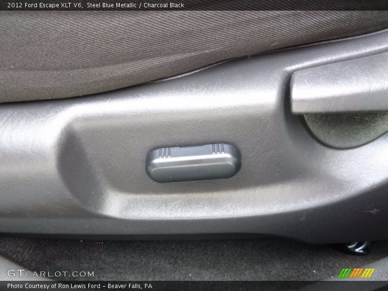 Steel Blue Metallic / Charcoal Black 2012 Ford Escape XLT V6