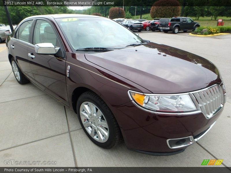 Bordeaux Reserve Metallic / Light Camel 2012 Lincoln MKZ AWD