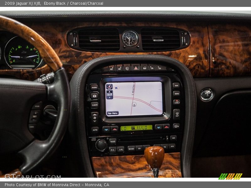 Ebony Black / Charcoal/Charcoal 2009 Jaguar XJ XJ8